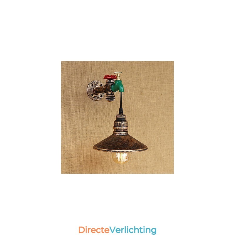 Landelijke nieuwigheid Retro schilderijfunctie voor Mini-stijl Ambient Light Wandlampen Wandlamp