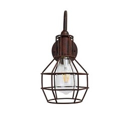 Wandlamp Wandlampen Muur Roestkleurige Retro Wandlamp