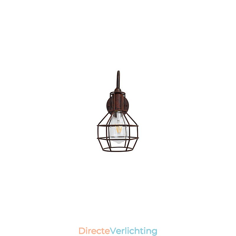 Wandlamp Wandlampen Muur Roestkleurige Retro Wandlamp