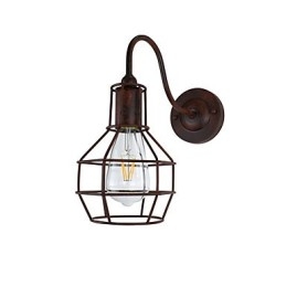 Wandlamp Wandlampen Muur Roestkleurige Retro Wandlamp