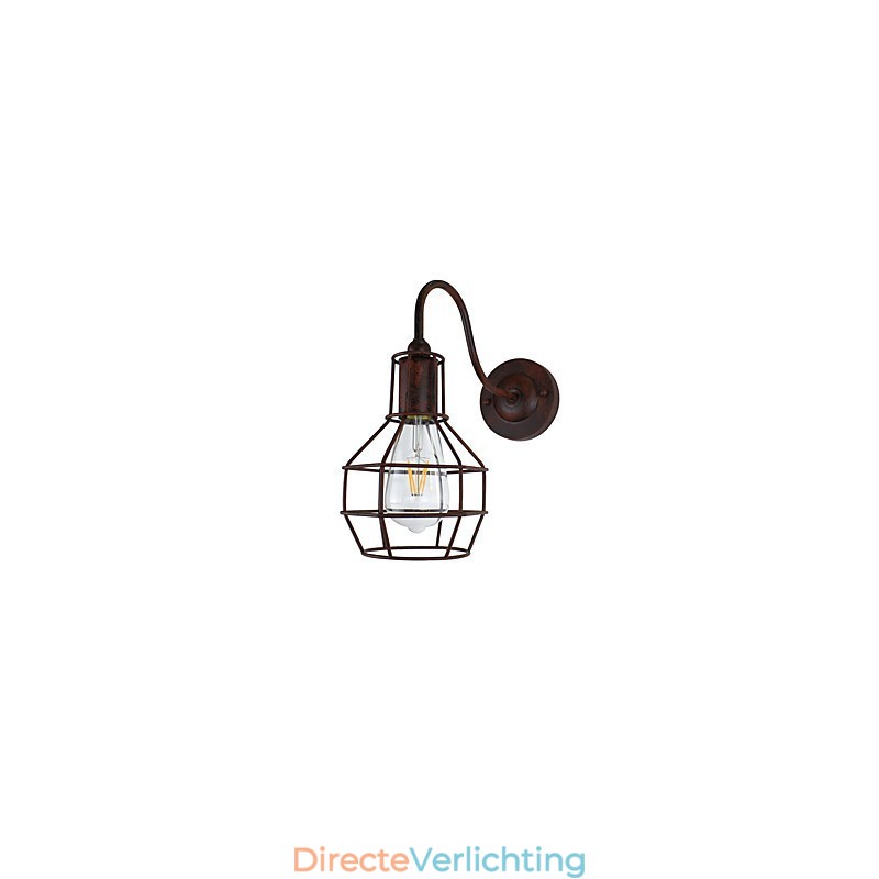 Wandlamp Wandlampen Muur Roestkleurige Retro Wandlamp