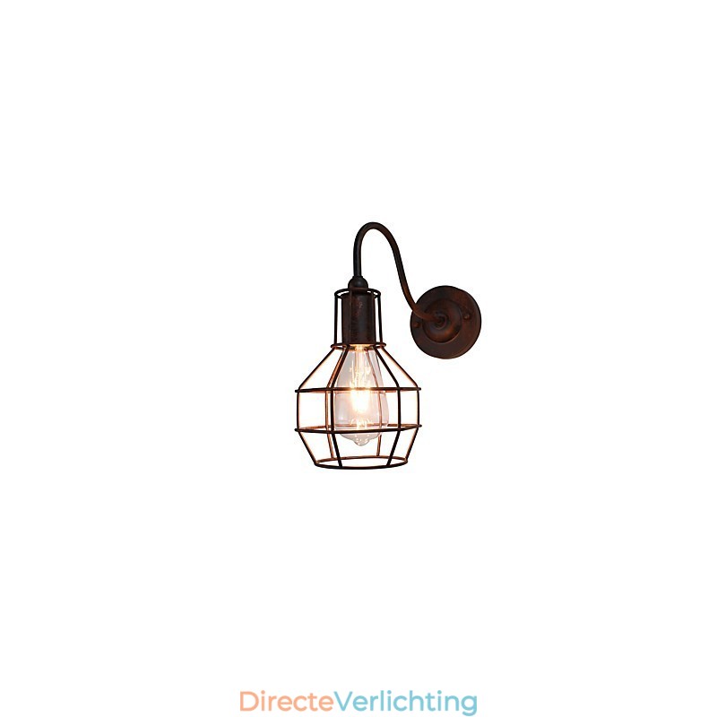 Wandlamp Wandlampen Muur Roestkleurige Retro Wandlamp