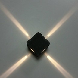 Moderne lichte aluminium wandlamp met plafondbevestiging, decoratieve wandlampen