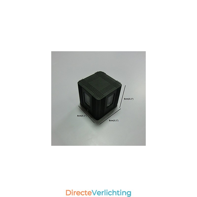 Moderne lichte aluminium wandlamp met plafondbevestiging, decoratieve wandlampen