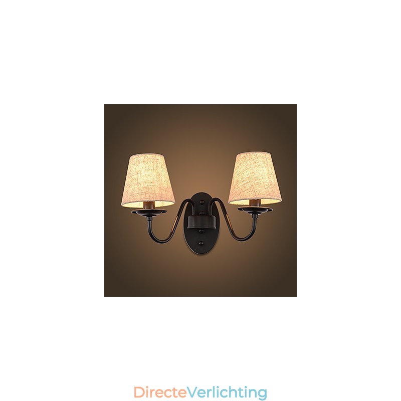 Rustieke Lodge Eenvoudige Vintage Schilderij Feature Ambient Light Wandlampen Wandlamp