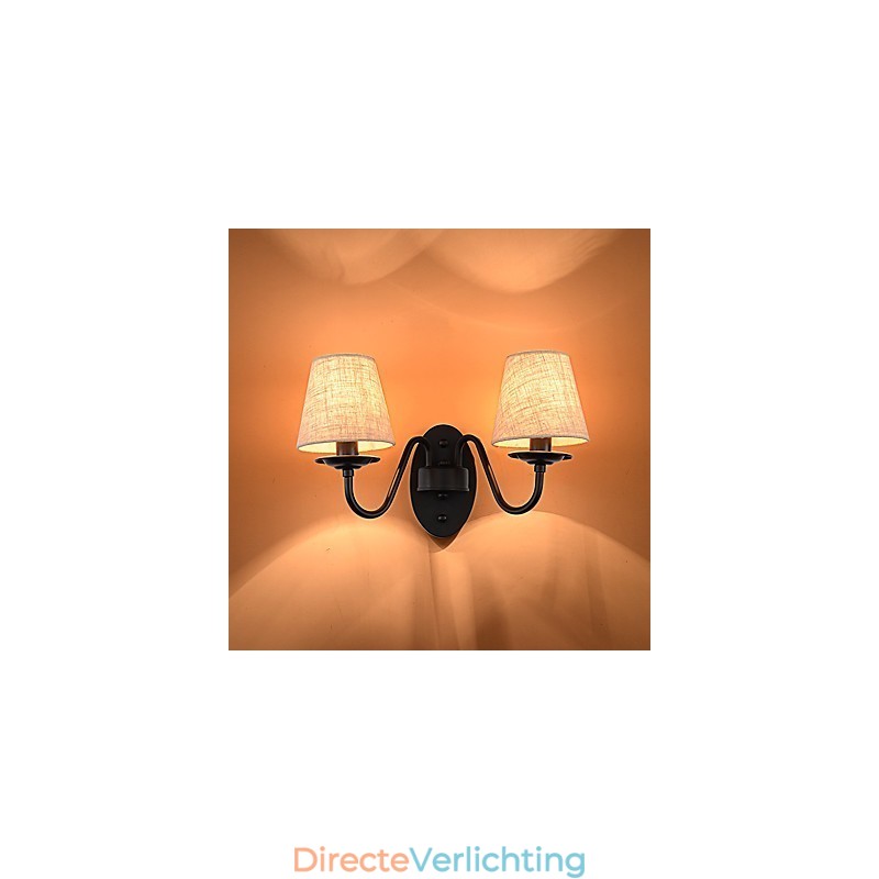 Rustieke Lodge Eenvoudige Vintage Schilderij Feature Ambient Light Wandlampen Wandlamp