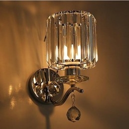 Kristallen moderne eigentijdse gegalvaniseerde kenmerkende uplight wandlampen wandlamp