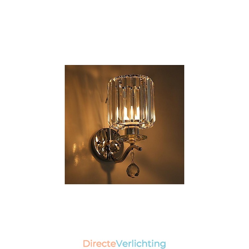 Kristallen moderne eigentijdse gegalvaniseerde kenmerkende uplight wandlampen wandlamp