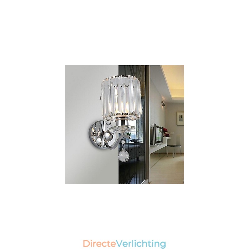 Kristallen moderne eigentijdse gegalvaniseerde kenmerkende uplight wandlampen wandlamp
