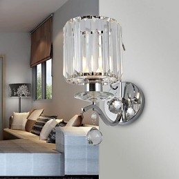 Kristallen moderne eigentijdse gegalvaniseerde kenmerkende uplight wandlampen wandlamp