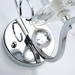 Kristallen moderne eigentijdse gegalvaniseerde kenmerkende uplight wandlampen wandlamp
