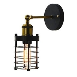 Eenvoudige vintage landelijke retro schilderijfunctie voor mini-stijl sfeerverlichting wandlampen