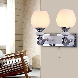 Moderne eigentijdse gegalvaniseerde kenmerkende uplight wandlampen wandlamp