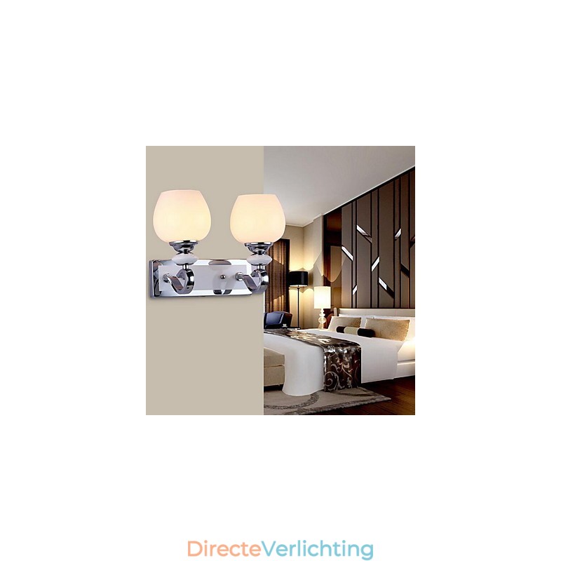 Moderne eigentijdse gegalvaniseerde kenmerkende uplight wandlampen wandlamp