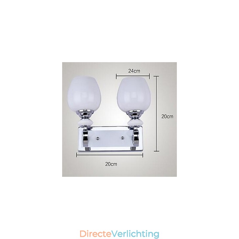 Moderne eigentijdse gegalvaniseerde kenmerkende uplight wandlampen wandlamp