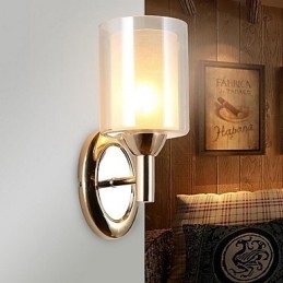 Moderne eigentijdse gegalvaniseerde kenmerkende uplight wandlampen wandlamp