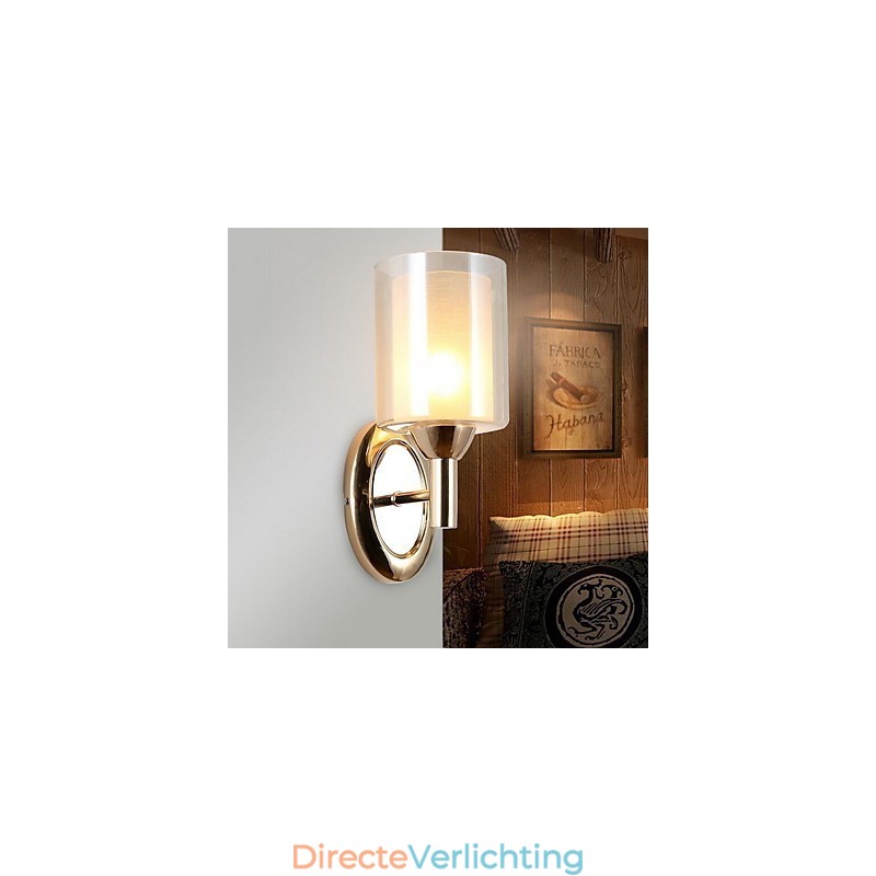 Moderne eigentijdse gegalvaniseerde kenmerkende uplight wandlampen wandlamp