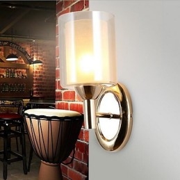 Moderne eigentijdse gegalvaniseerde kenmerkende uplight wandlampen wandlamp