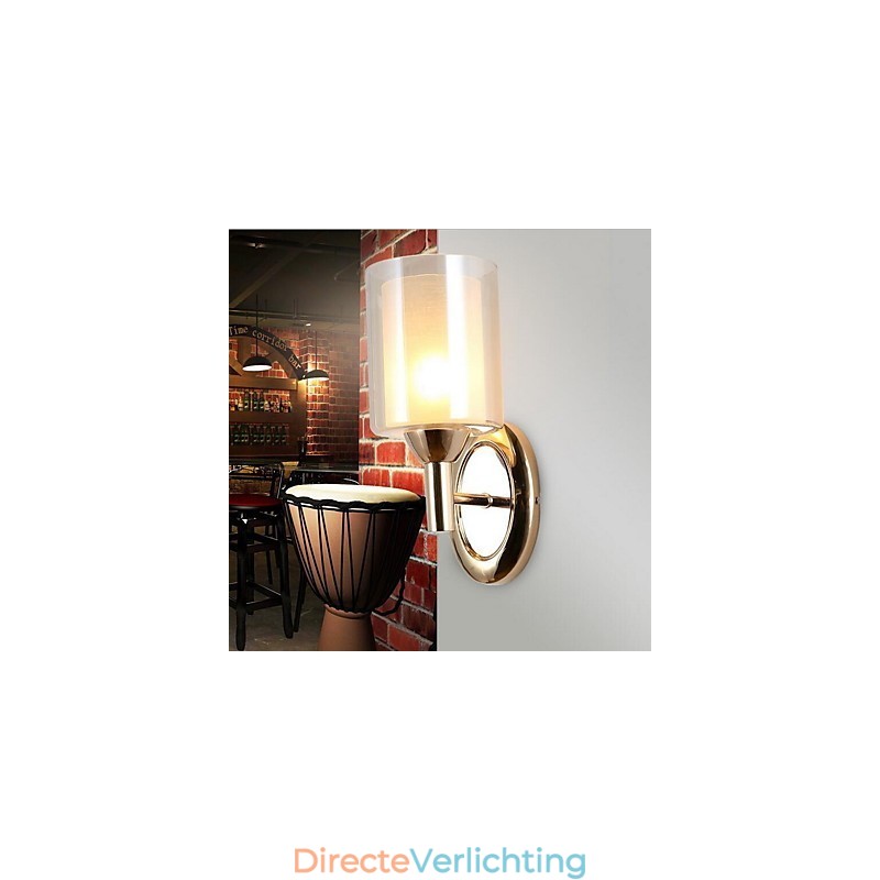 Moderne eigentijdse gegalvaniseerde kenmerkende uplight wandlampen wandlamp