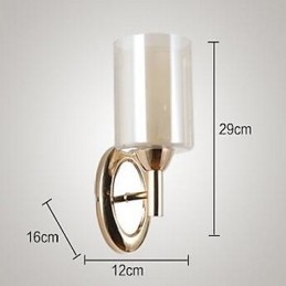 Moderne eigentijdse gegalvaniseerde kenmerkende uplight wandlampen wandlamp
