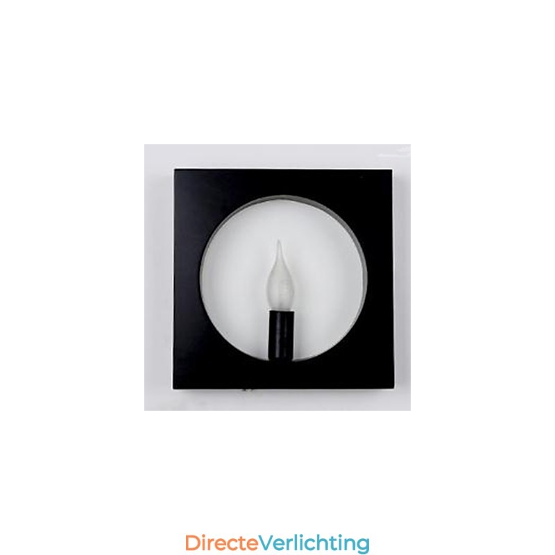 Moderne eenvoudige ijzeren kunst wandlamp creatieve woonkamer achtergrond hal hoofdeinde van het bed vierkante frame decoratie lampen en lantaarns