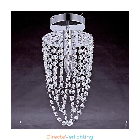 Plafondlampen 1 lichts kristal artistiek roestvrij staal plating Plafondlampen 1 lichts kristal artistiek roestvrij staal plating