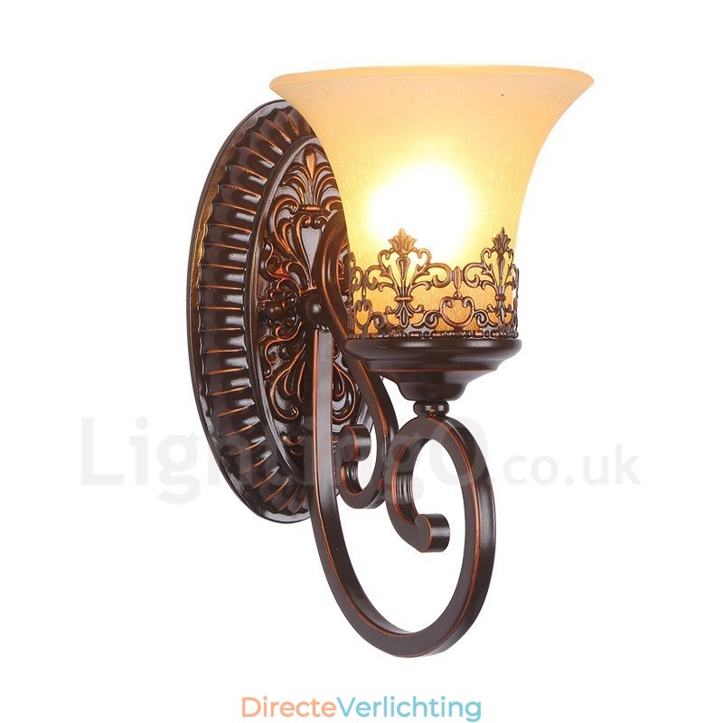 Enkele lamp Rustieke Lodge Woonkamer Eetkamer Slaapkamer Metalen Binnen Wandlampen