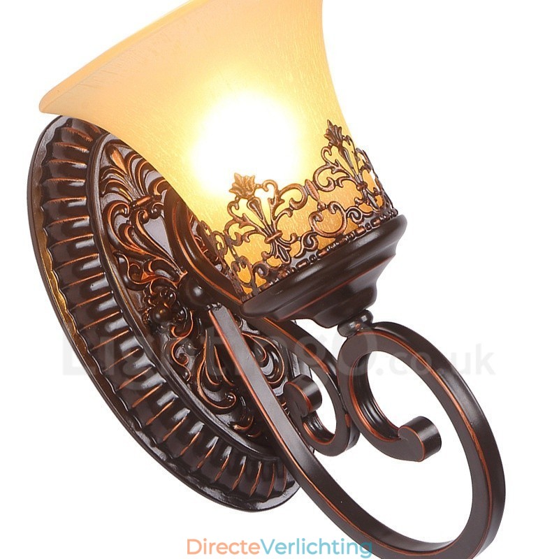 Enkele lamp Rustieke Lodge Woonkamer Eetkamer Slaapkamer Metalen Binnen Wandlampen