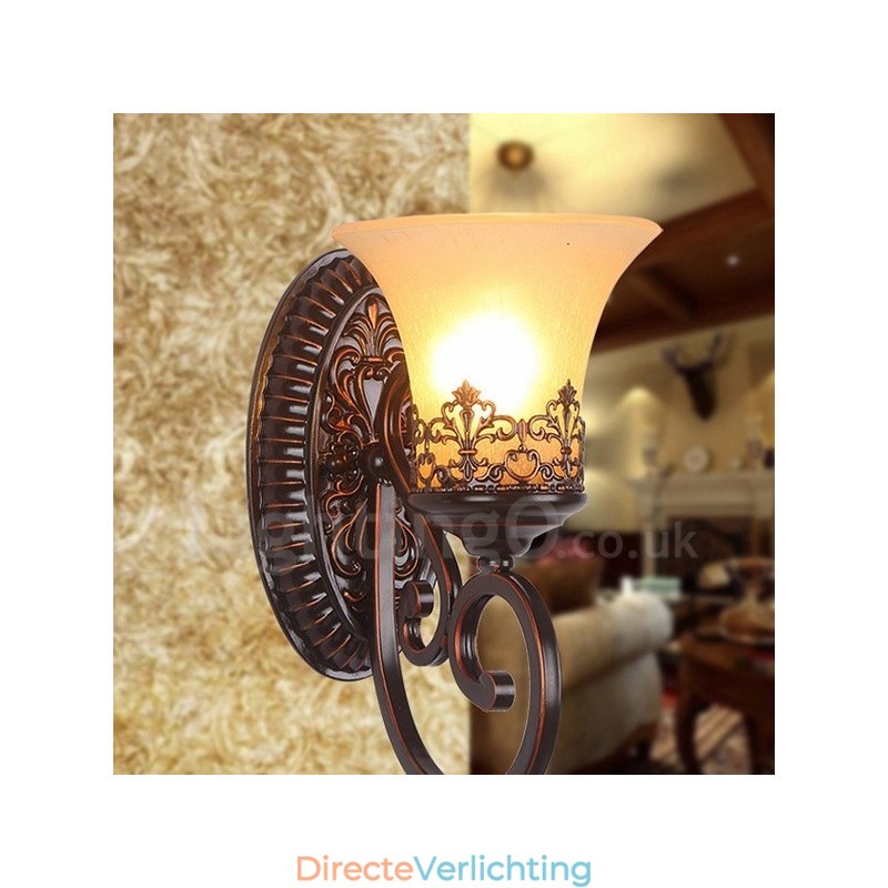 Enkele lamp Rustieke Lodge Woonkamer Eetkamer Slaapkamer Metalen Binnen Wandlampen