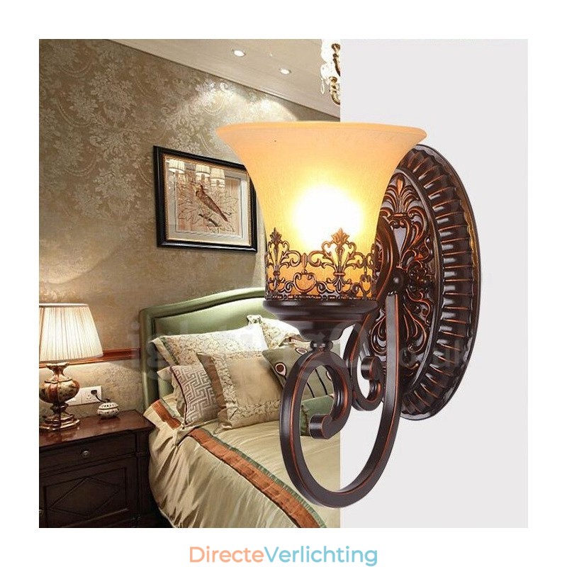 Enkele lamp Rustieke Lodge Woonkamer Eetkamer Slaapkamer Metalen Binnen Wandlampen