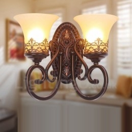 Rustieke Lodge Woonkamer Eetkamer Slaapkamer Metalen Binnen Wandlampen