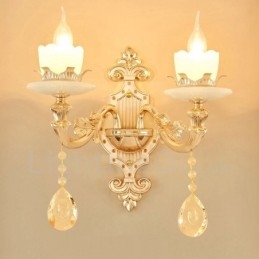 2 Lichte Traditionele Klassieke Woonkamer Eetkamer Slaapkamer Metalen Binnen Wandlampen