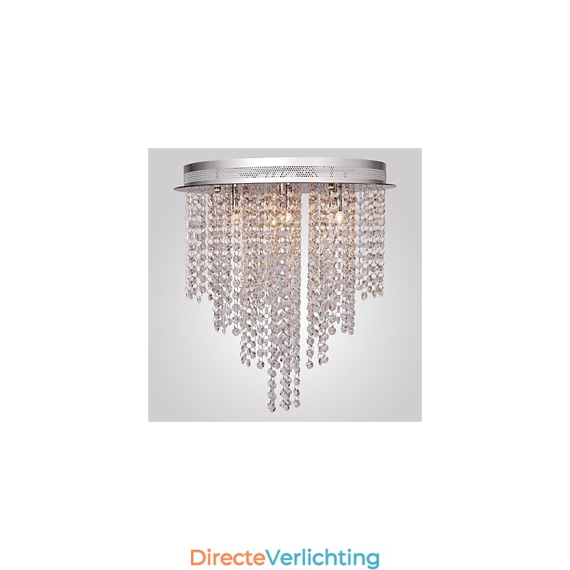Moderne eigentijdse kristallen mini-stijl gegalvaniseerde metalen inbouw
