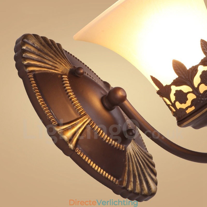 Enkele lamp Traditionele klassieke woonkamer Eetkamer Slaapkamer Metalen wandlampen voor binnen