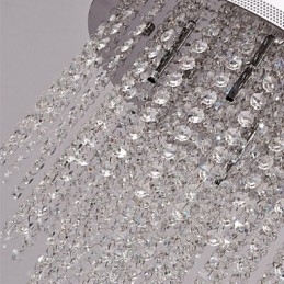Moderne eigentijdse kristallen mini-stijl gegalvaniseerde metalen inbouw