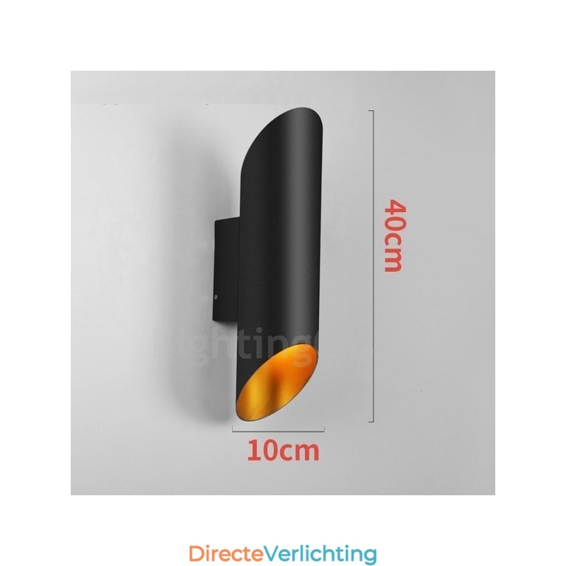 Moderne, eigentijdse wandlampen van aluminiumlegering