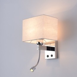 De moderne hotelkamer lezen creatieve stof gang balkon bedlamp wandlamp