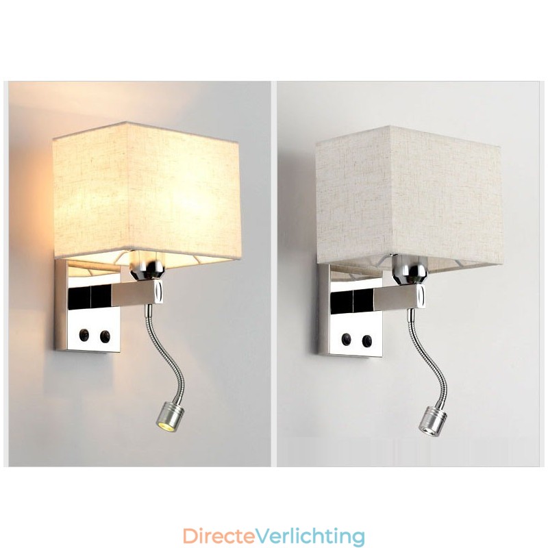 De moderne hotelkamer lezen creatieve stof gang balkon bedlamp wandlamp