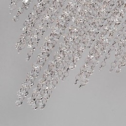 Moderne eigentijdse kristallen mini-stijl gegalvaniseerde metalen inbouw