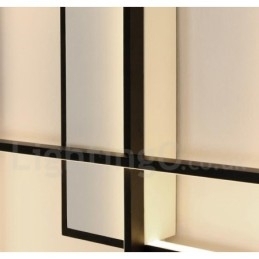 Moderne eigentijdse aluminium schilderij plafondlamp inbouw wandlamp met afstandsbediening dimmer voor woonkamer slaapkamer