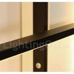 Moderne eigentijdse aluminium schilderij plafondlamp inbouw wandlamp met afstandsbediening dimmer voor woonkamer slaapkamer