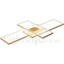 Moderne eigentijdse aluminium schilderij plafondlamp inbouw wandlamp met afstandsbediening dimmer voor woonkamer slaapkamer kan ook worden gebruikt als wandlamp