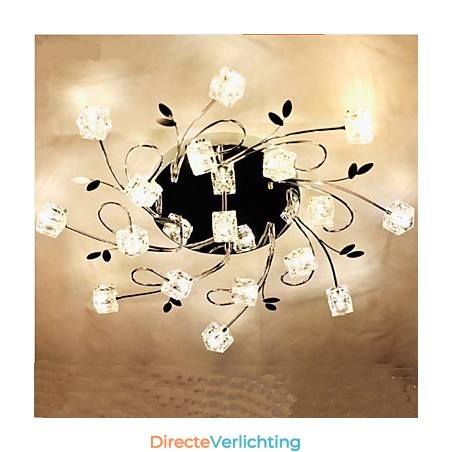 Klassieke plafondlamp van ijskristal Klassieke plafondlamp van ijskristal