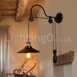 Retro inbouw wandlampen gangpad bar café slaapkamer studeerkamer loft katrol wandlamp