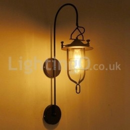 Retro Dock Wandlamp Zwarte Wharf Wandlampen Dock Wandlamp Restaurant Woonkamer Café Bar Kledingwinkel