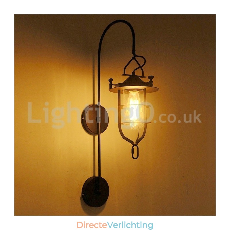 Retro Dock Wandlamp Zwarte Wharf Wandlampen Dock Wandlamp Restaurant Woonkamer Café Bar Kledingwinkel