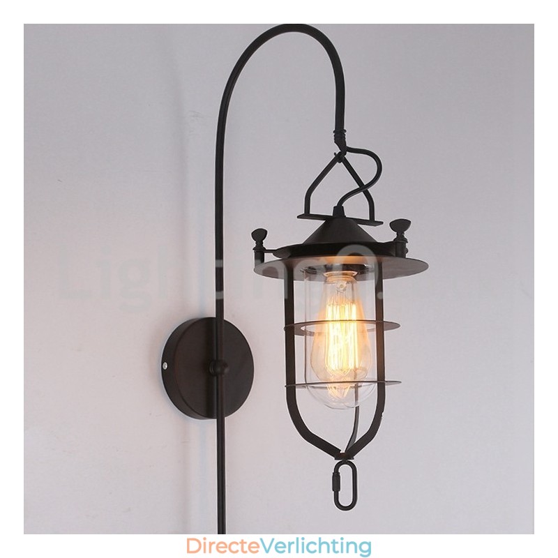 Retro Dock Wandlamp Zwarte Wharf Wandlampen Dock Wandlamp Restaurant Woonkamer Café Bar Kledingwinkel