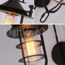 Retro Dock Wandlamp Zwarte Wharf Wandlampen Dock Wandlamp Restaurant Woonkamer Café Bar Kledingwinkel