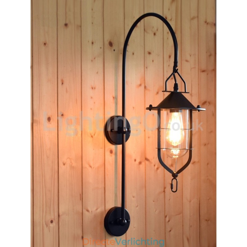 Retro Dock Wandlamp Zwarte Wharf Wandlampen Dock Wandlamp Restaurant Woonkamer Café Bar Kledingwinkel