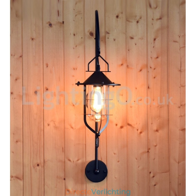 Retro Dock Wandlamp Zwarte Wharf Wandlampen Dock Wandlamp Restaurant Woonkamer Café Bar Kledingwinkel